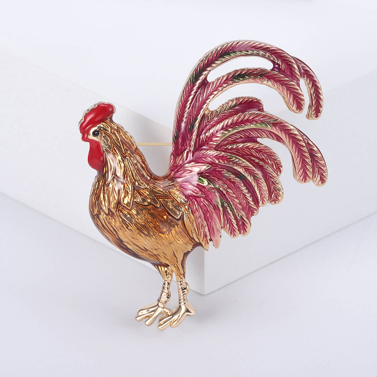 🐓 Rooster Brooch – Elegant Brooch | Twinolo