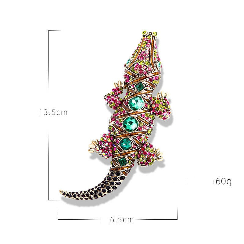 Crocodile brooch M2603