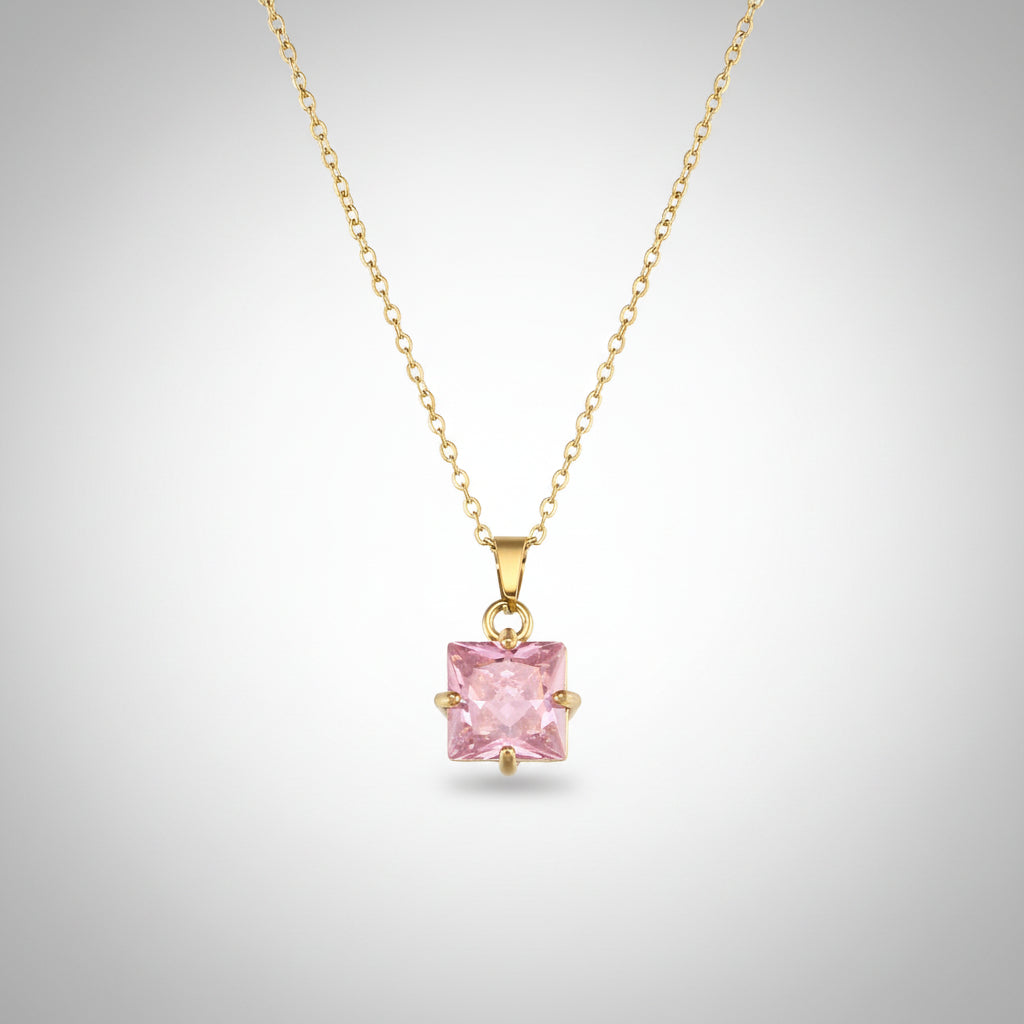 Necklace with Zirconia Pendant – Sparkling and Elegant | Twinolo