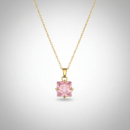 Necklace with Zirconia Pendant – Sparkling and Elegant | Twinolo