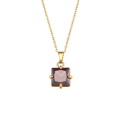 Necklace with Zirconia Pendant – Sparkling and Elegant | Twinolo