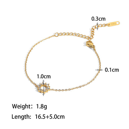 Fine Bracelet with Sun Charm – Subtle & Radiant | Twinolo