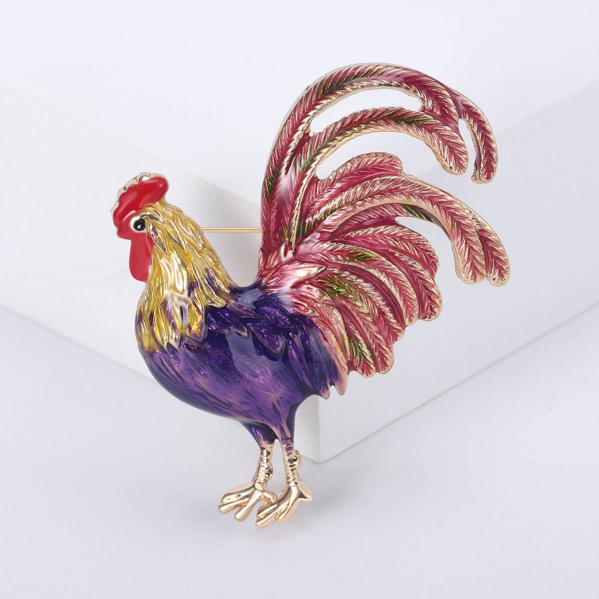 🐓 Rooster Brooch – Elegant Brooch | Twinolo