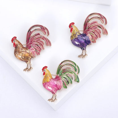 🐓 Rooster Brooch – Elegant Brooch | Twinolo