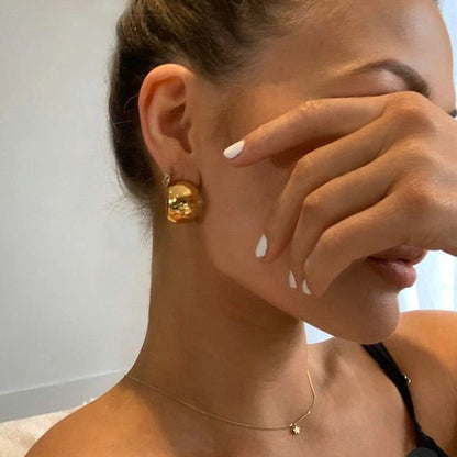 Chunky Hoops – Bold Elegance | Twinolo