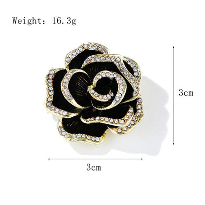 Flower Brooch - Elegant Brooch with Crystals | Twinolo