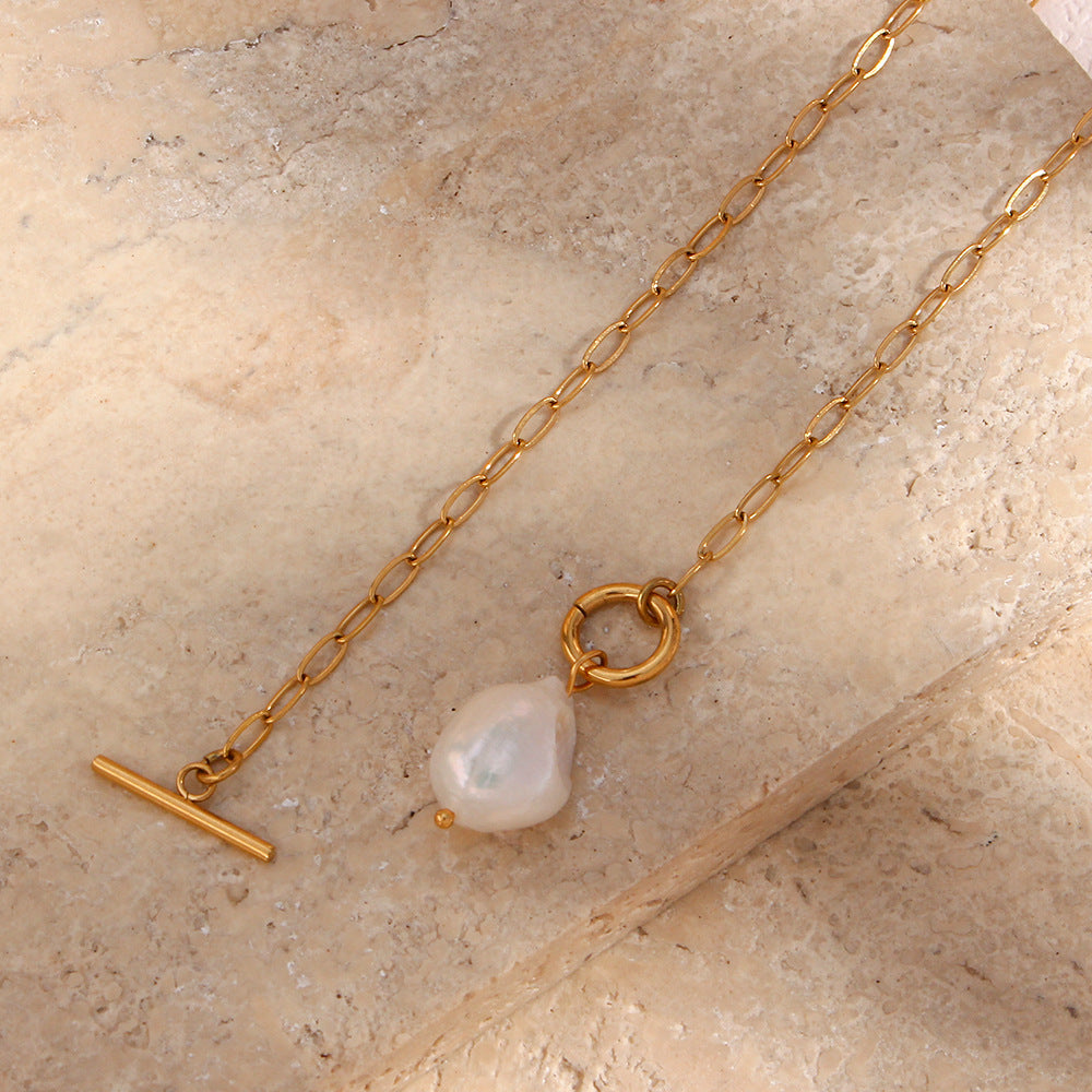 Freshwater Pearl Pendant Necklace – Natural Elegance | Twinolo