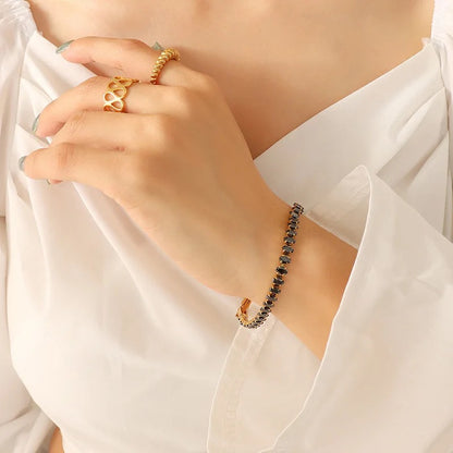 Sparkling Tennis Bracelet – Classic & Chic | Twinolo
