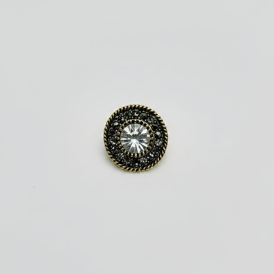 Brooch - Elegant Brooch with Crystals | Twinolo