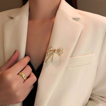 🎀 Bow Brooch - Elegant Brooch with Crystals | Twinolo