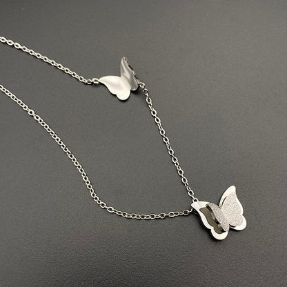 Gold Plated Necklace with Butterfly Pendant – Natural Charm | Twinolo