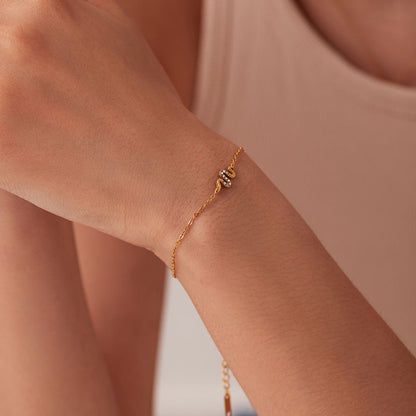 Fine Bracelet with Snake Charm – Mysterious & Trendy | Twinolo