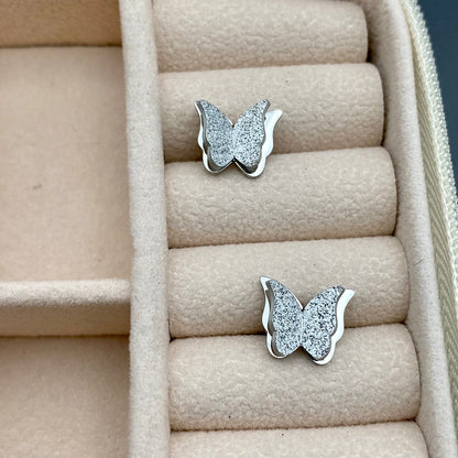 Butterfly Stud Earrings – Airy & Elegant | Twinolo