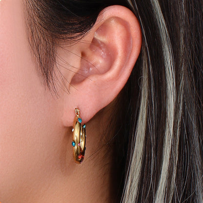 Zirconia Hoops – Modern & Shiny | Twinolo