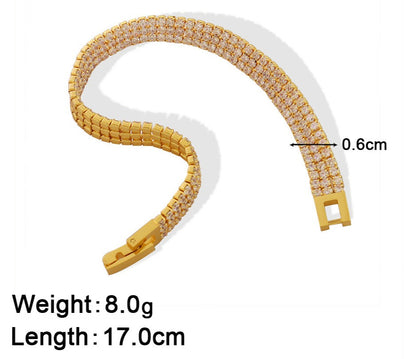 Tennis Bracelet with Zirconia – Stylish & Sophisticated | Twinolo