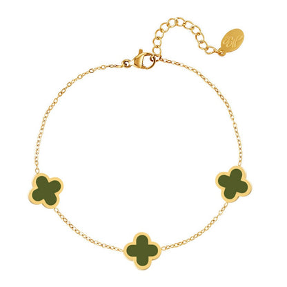 Three Leaf Clover Bracelet – Symbol of Luck | Twinolo