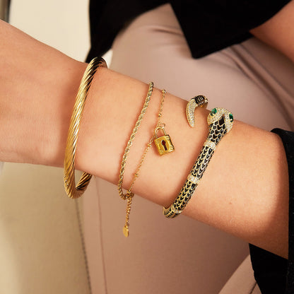Bracelet with Padlock – Cool & Trendy | Twinolo