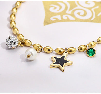 Bracelet with Pearl and Star – Elegant & Playful | Twinolo