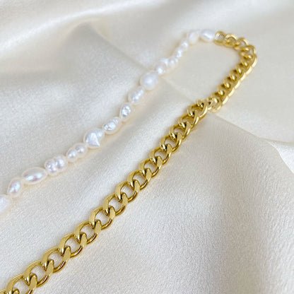 Fine Necklace with Freshwater Pearls – Classic Design | Twinolo