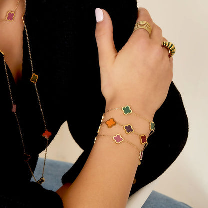 Three Leaf Clover Bracelet – Symbol of Luck | Twinolo