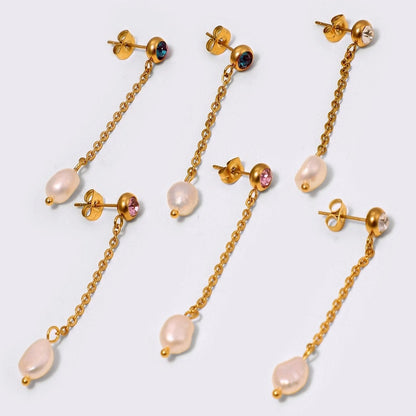 Pearl and Shine Earrings – Timeless Design | Twinolo