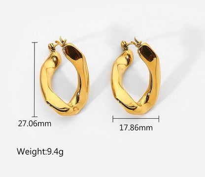 Gold Hoop Earrings – Timeless & Classic | Twinolo
