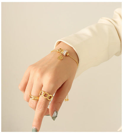 Bracelet with Heart-Shaped Drop – Romantic & Elegant | Twinolo