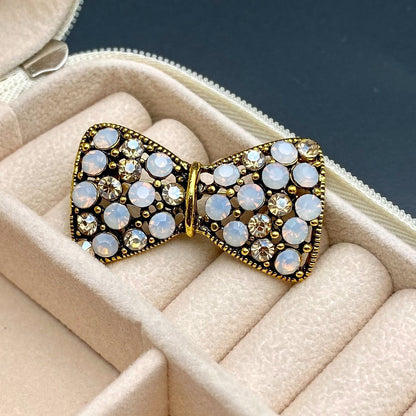 🎀 Bow Brooch - Elegant Brooch with Crystals | Twinolo