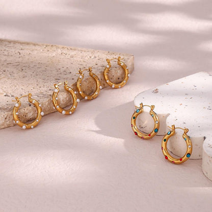 Zirconia Hoops – Modern & Shiny | Twinolo
