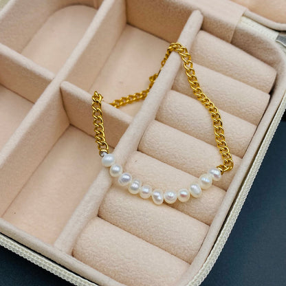 Natural Pearl Bracelet – Subtle Luxury | Twinolo