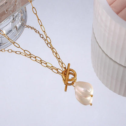 Freshwater Pearl Pendant Necklace – Natural Elegance | Twinolo