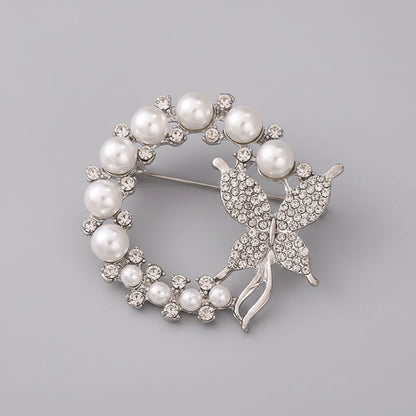 🦋 Butterfly Brooch - Elegant Brooch with Pearl | Twinolo