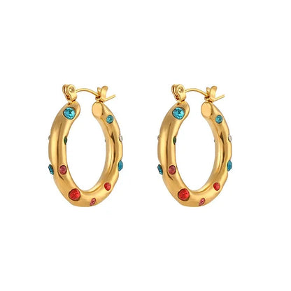 Zirconia Hoops – Modern & Shiny | Twinolo