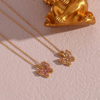 Butterfly Pendant Necklace – Playful & Elegant | Twinolo