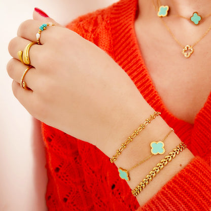 Three Leaf Clover Bracelet – Symbol of Luck | Twinolo