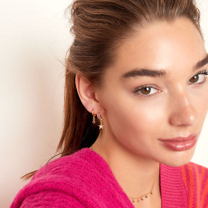 Zirconia Moon &amp; Star Earrings – Subtle & Timeless | Twinolo
