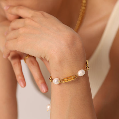 Pearl Bracelet – Natural Elegance with Freshwater Pearls | Twinolo