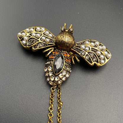 🐝 Bee Brooch - Elegant Brooch with Crystals | Twinolo