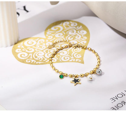Bracelet with Pearl and Star – Elegant & Playful | Twinolo