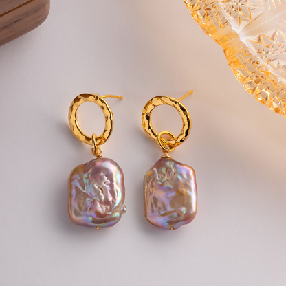 Pink Freshwater Pearl Earrings – Soft & Romantic | Twinolo