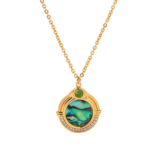 Necklace with Mother of Pearl Pendant – Soft & Stylish | Twinolo