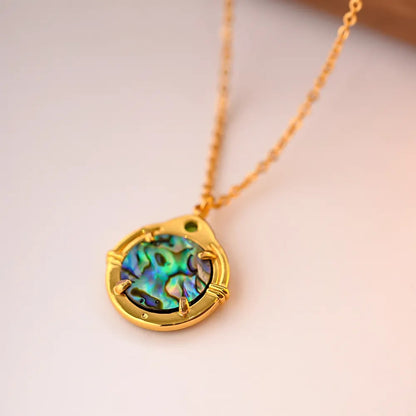 Necklace with Mother of Pearl Pendant – Soft & Stylish | Twinolo